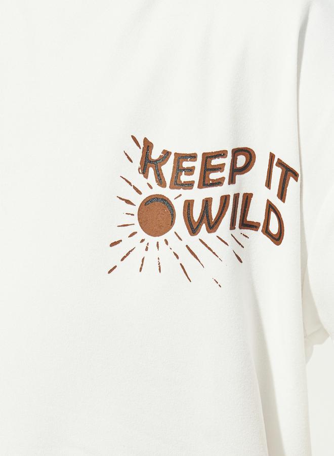 Styli Graphic Print Short Sleeves Oversized T-Shirt - Image 3